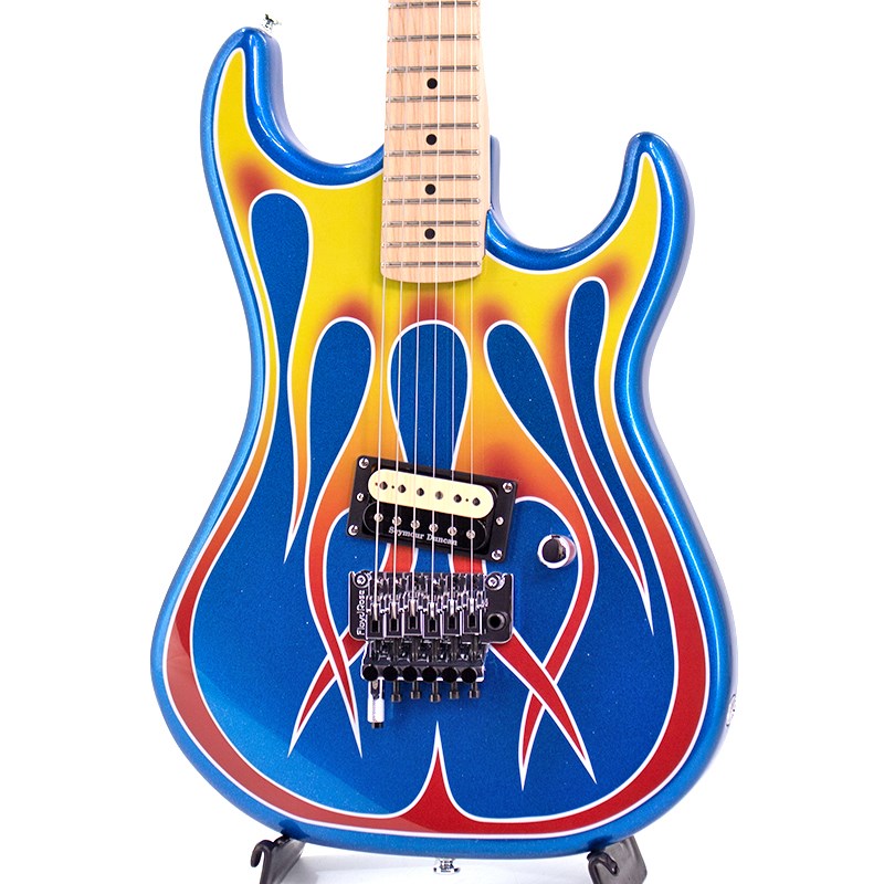 KRAMER Baretta Hot Rod Blue Sparkle with Flamesの画像